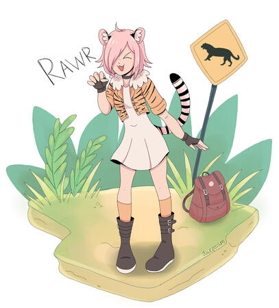 The Tiger Girl is Out