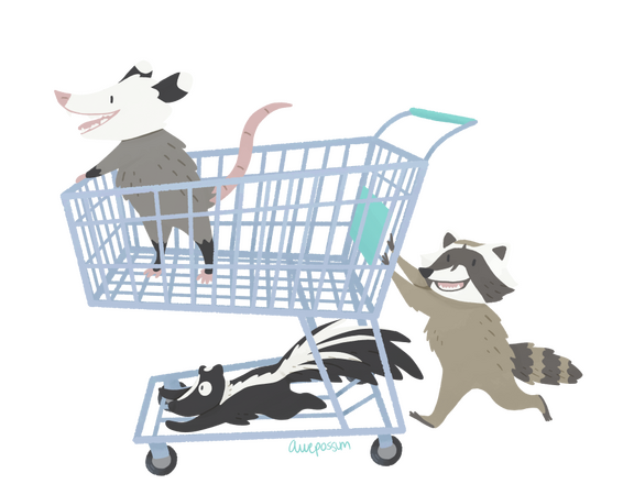 Trash Friends Shopping Trip